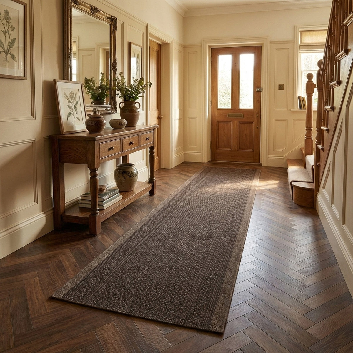 Aztec L. Brown  Hall Runner