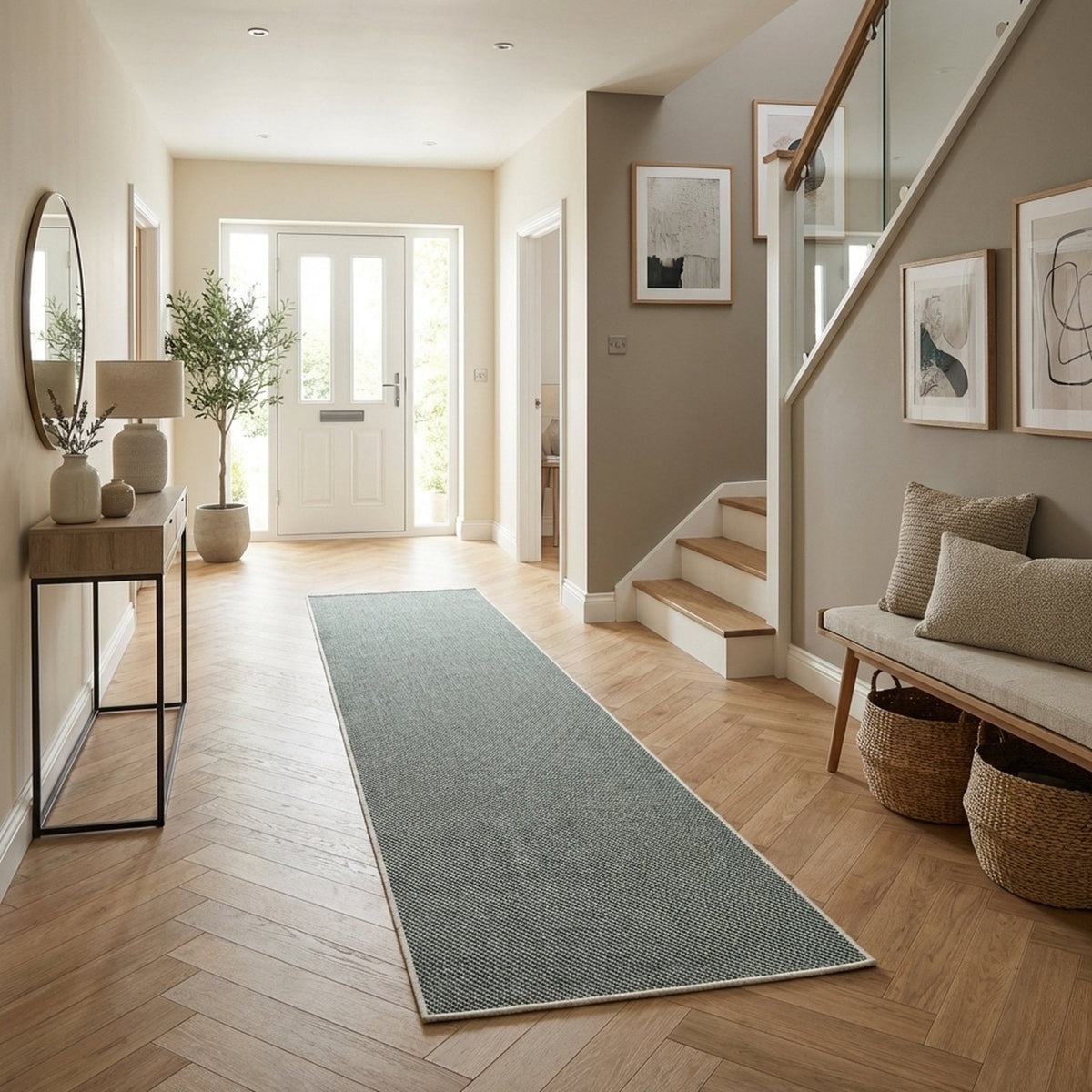 Coastal Green A Hall Runner