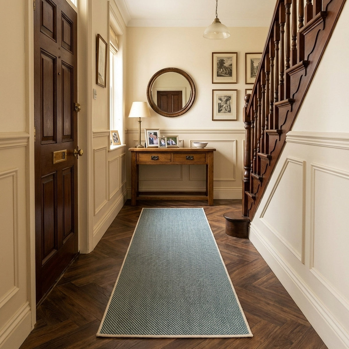 Coastal Green A Hall Runner
