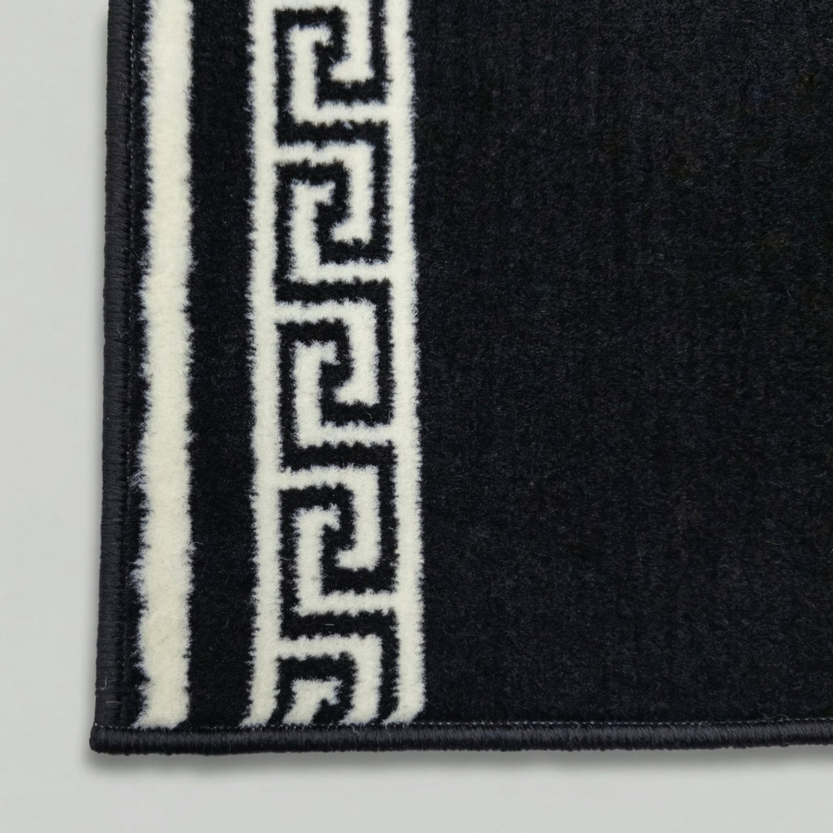 Key Black  Rug Runner