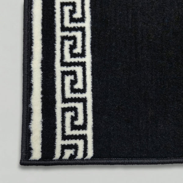 Key Black  Rug Runner