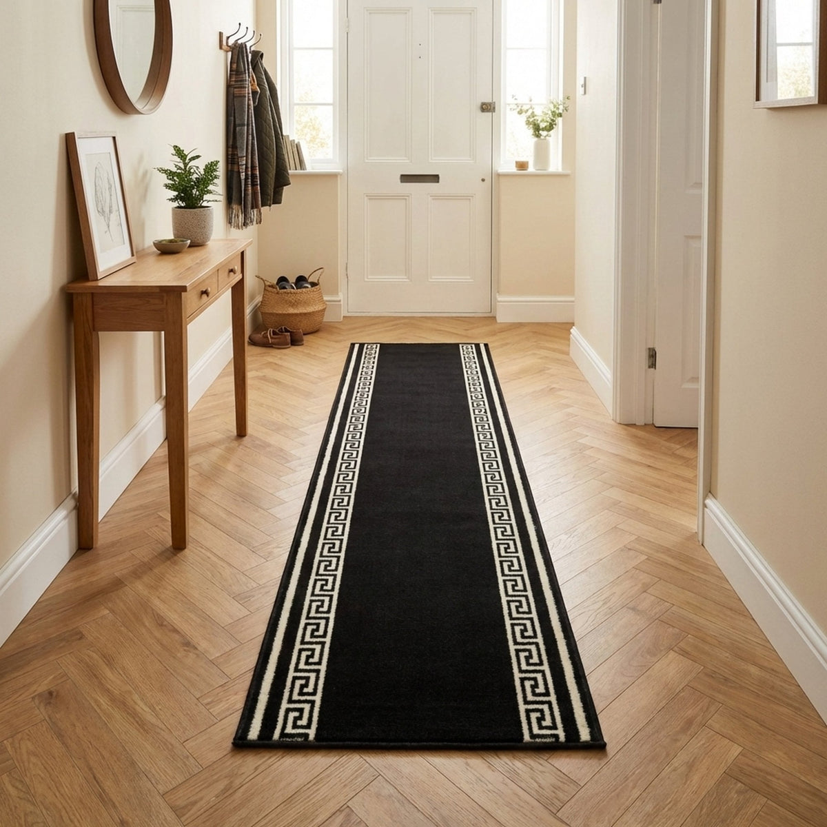 Key Black  Hall Runner