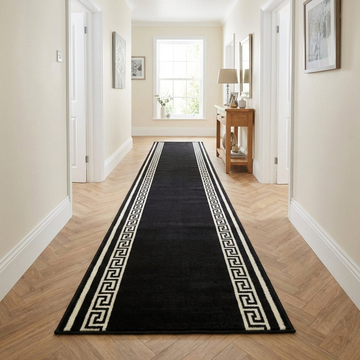 Key Black  Hall Runner