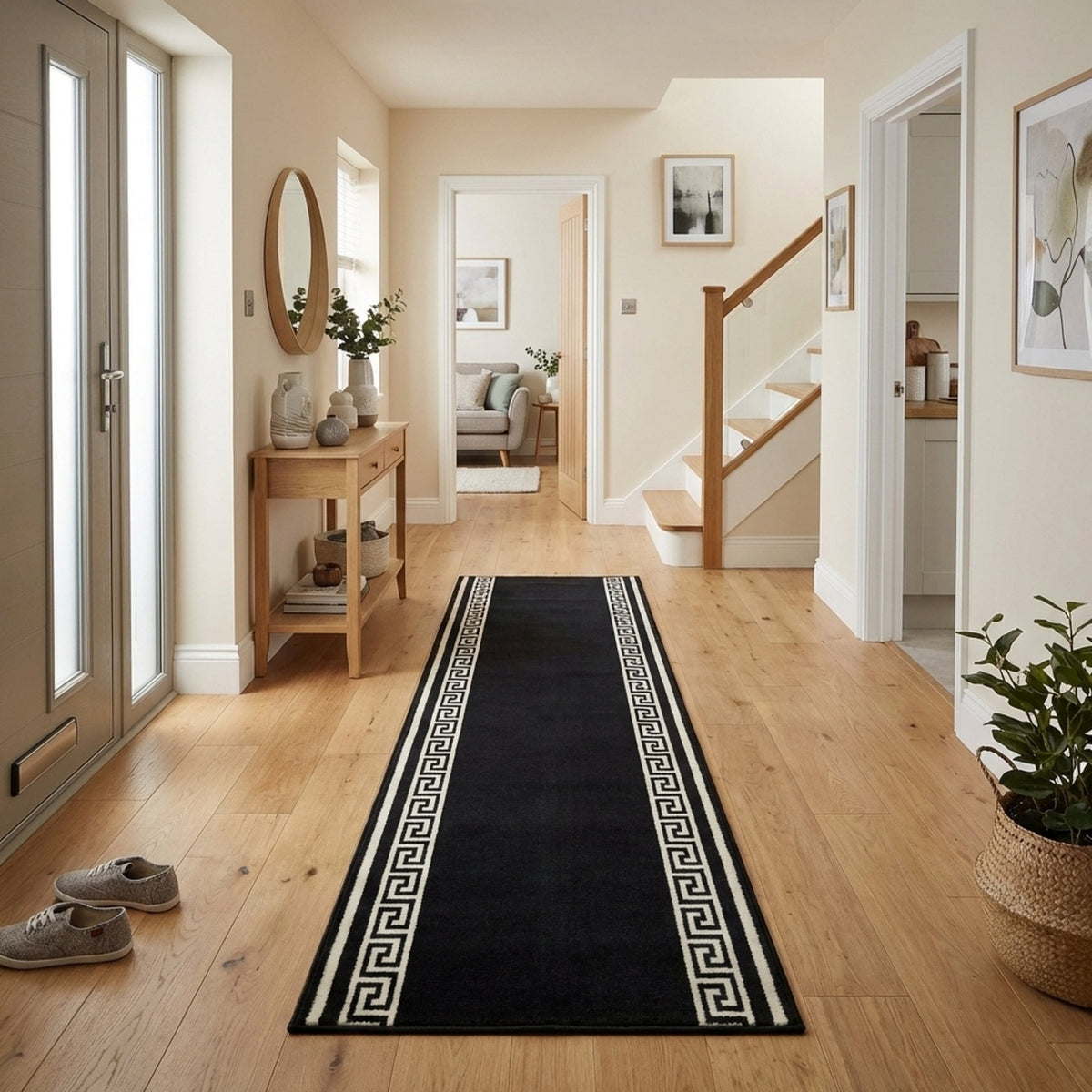Key Black  Hall Runner