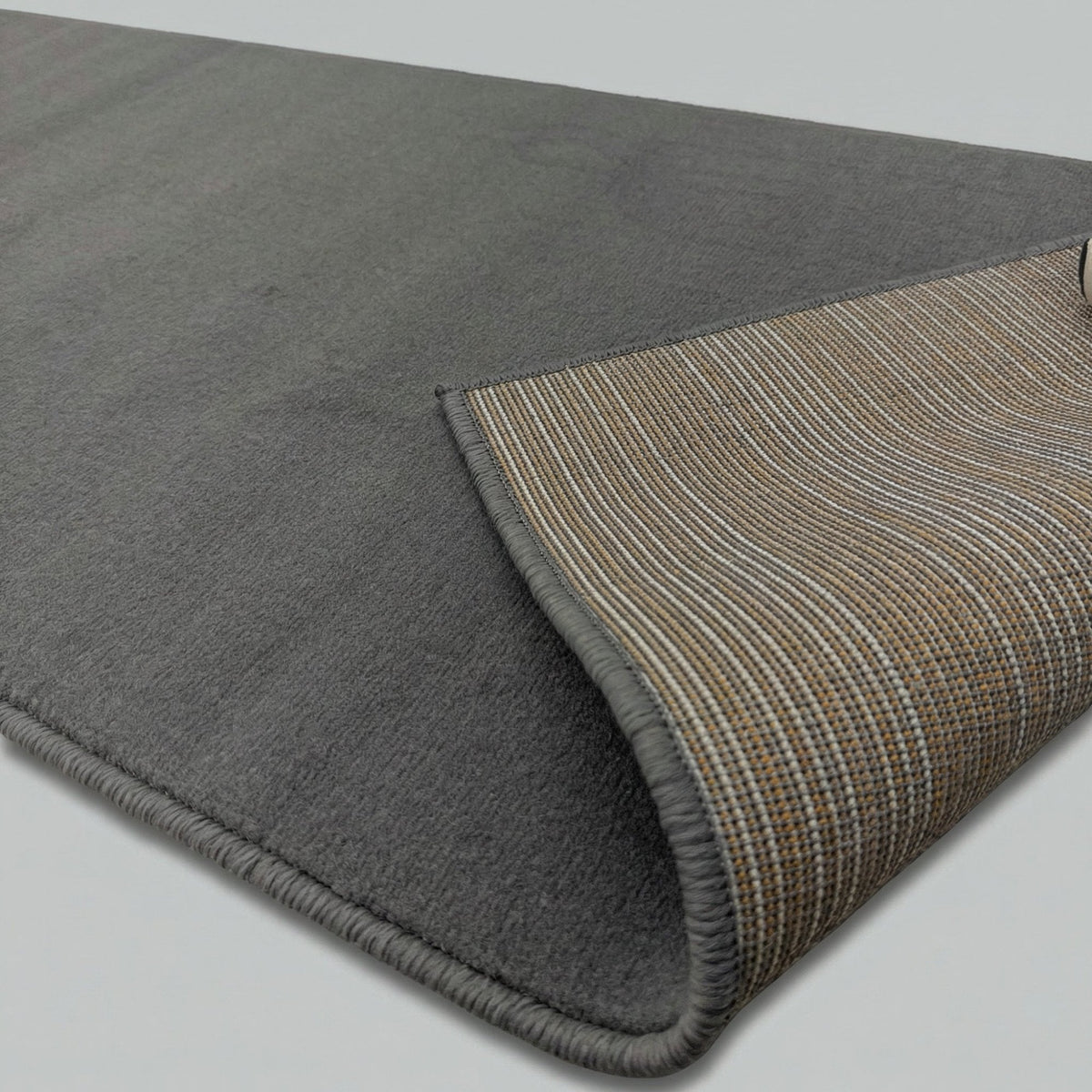 Plain L. Grey  Hall Runner