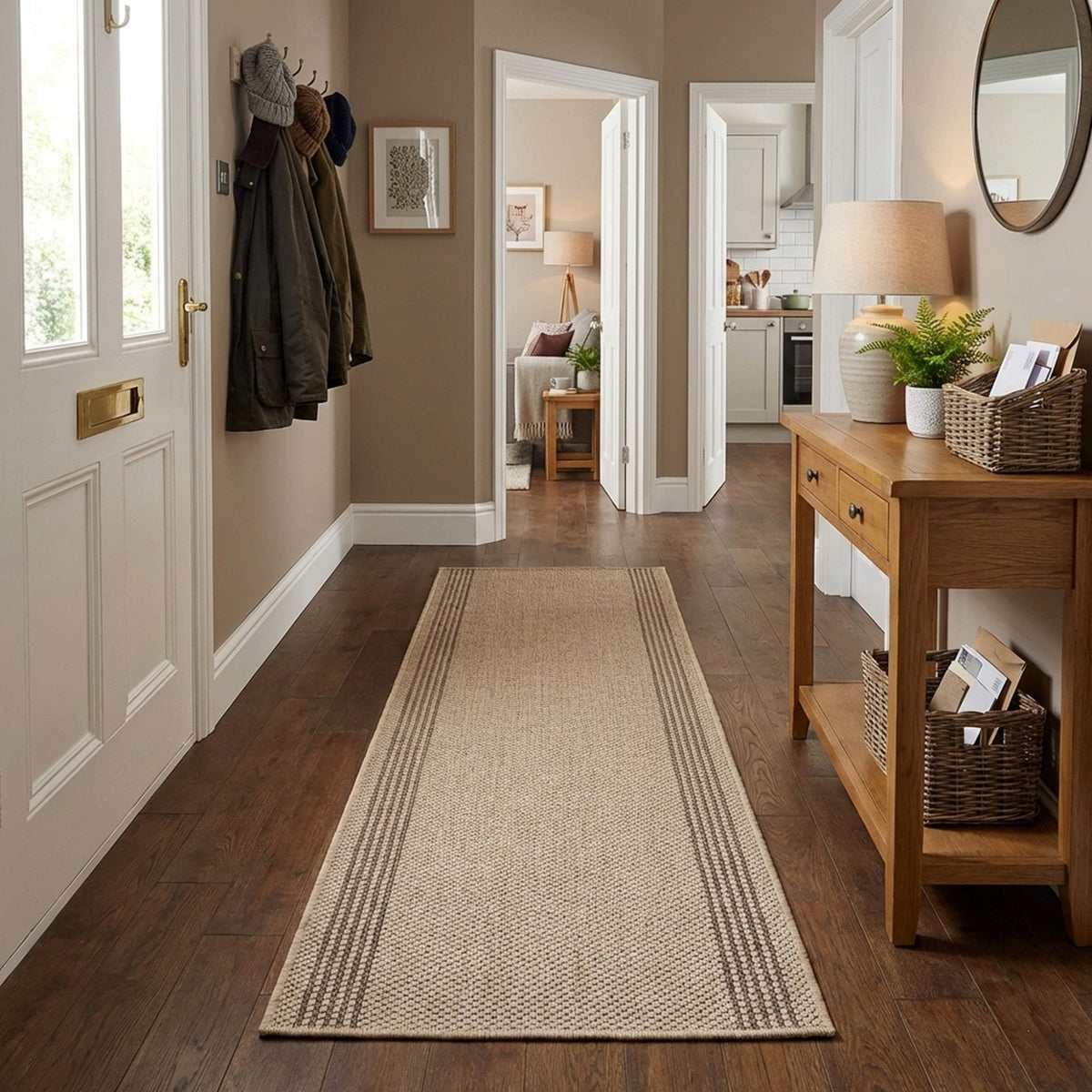 Natura Beige  Hall Runner