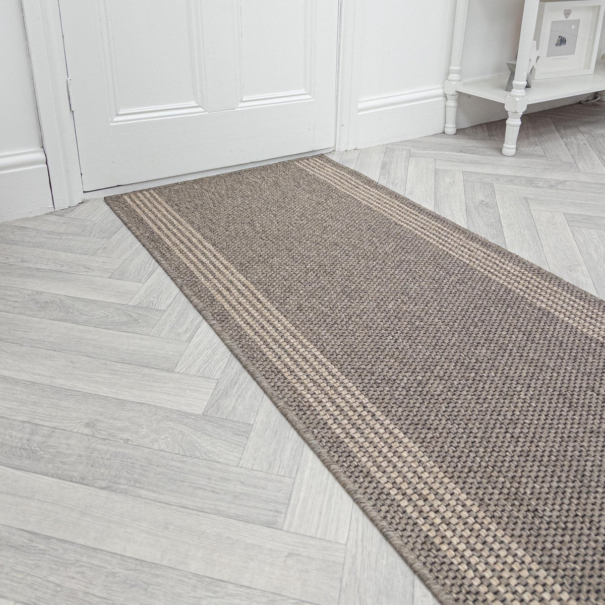 Natura Tweed Beige  Hall Runner