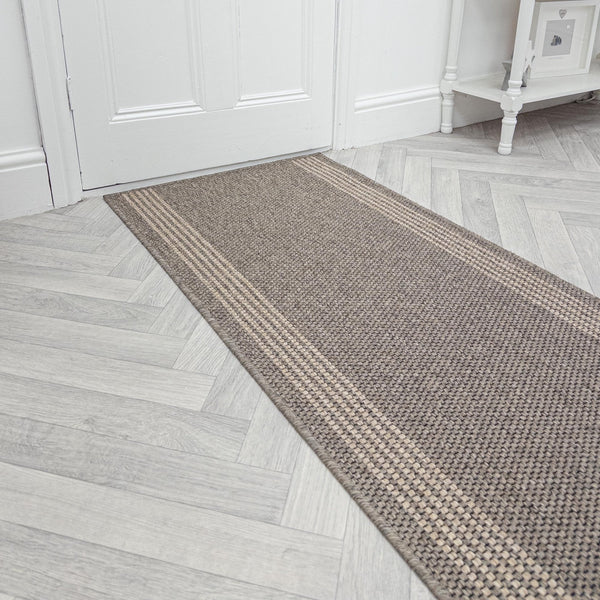 Natura Tweed Beige  Hall Runner