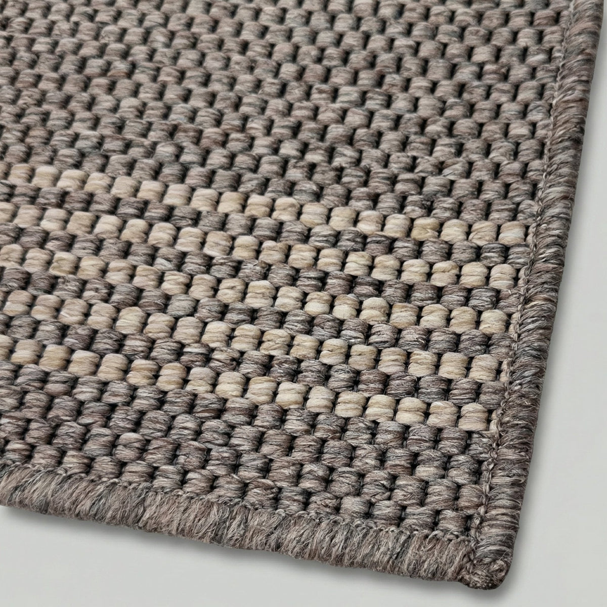 Natura Tweed Beige  Hall Runner