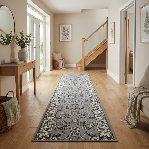 Persian Gray  Rug Runner