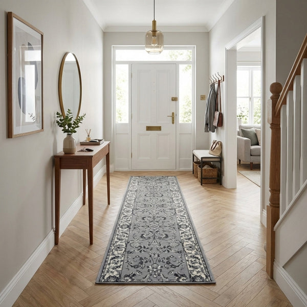 Persian Gray  Rug Runner