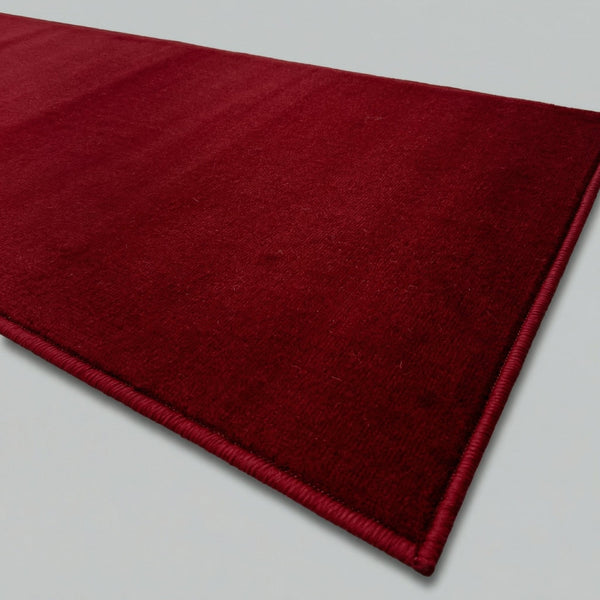 Plain Red  Rug Runner