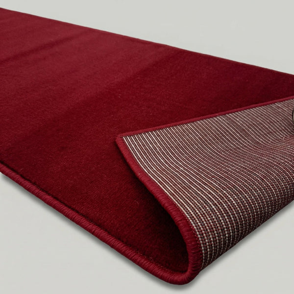 Plain Red  Rug Runner