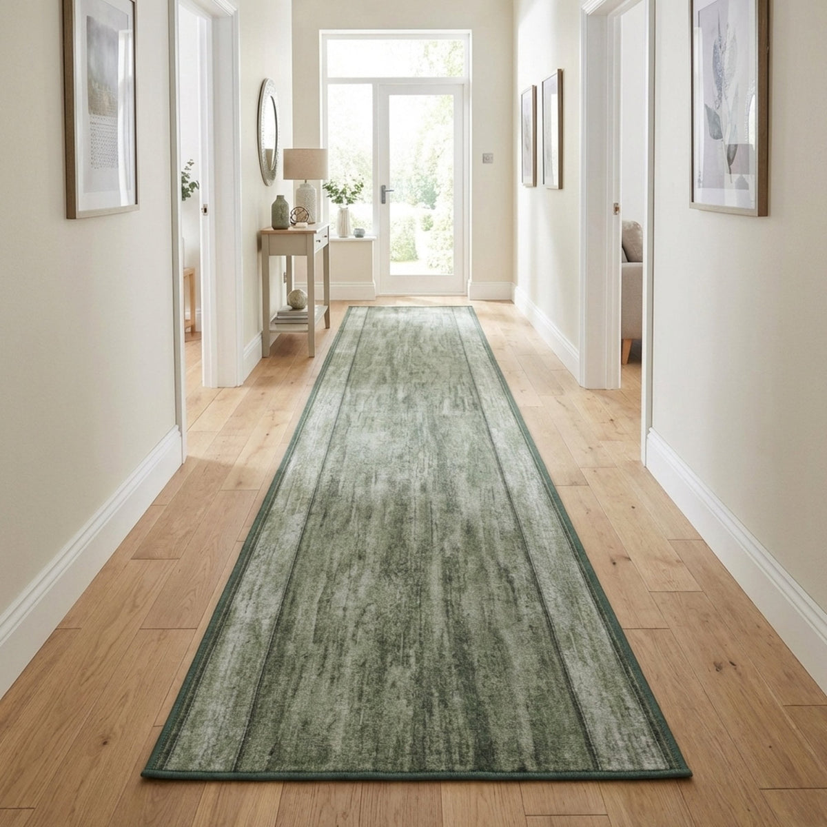 Rama Green  Hall Runner