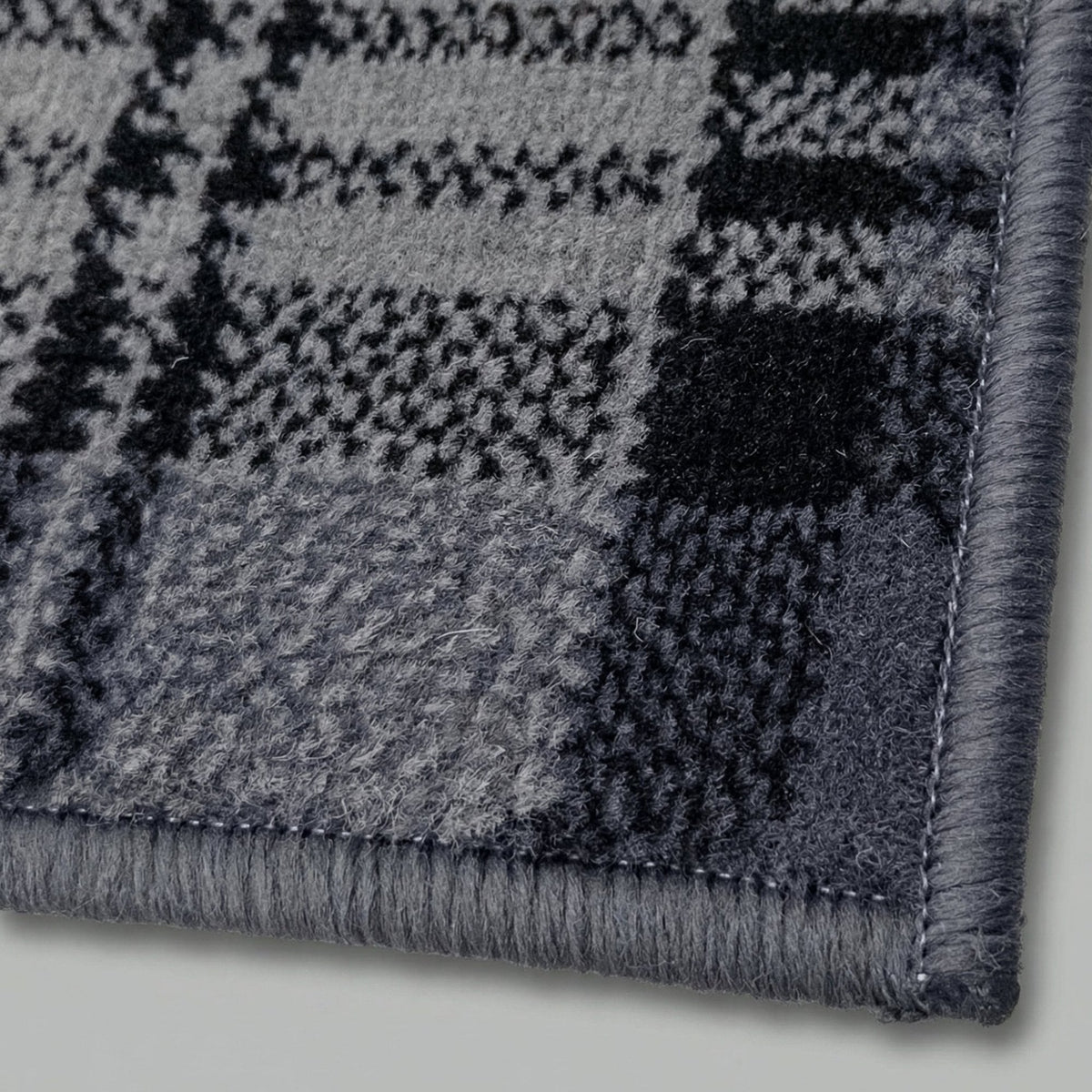 Tartan Schwarz Flurläufer