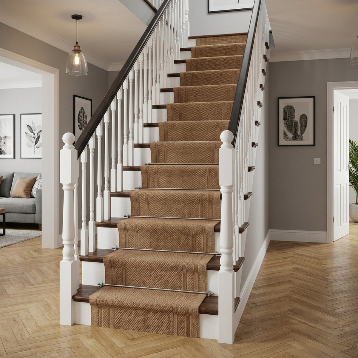 Aztec Beige Treppenläufer