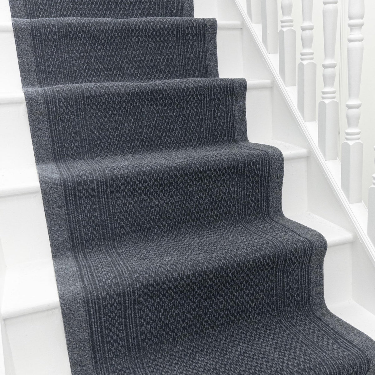 Aztec Grey Stair Runner