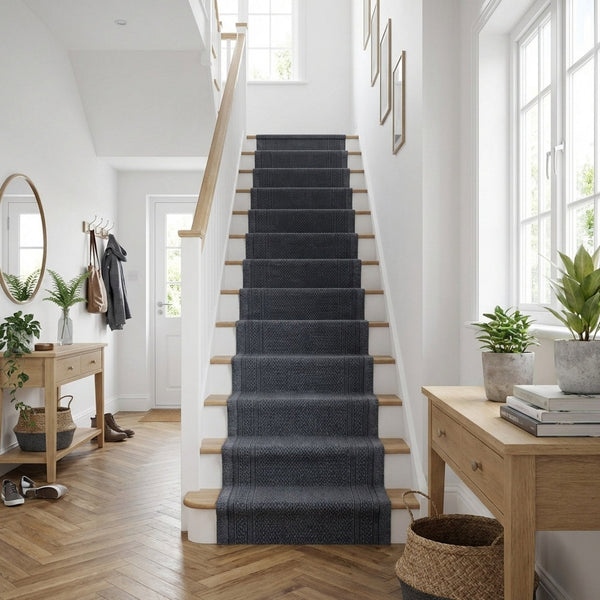 Aztec Gris Tapis d’escalier
