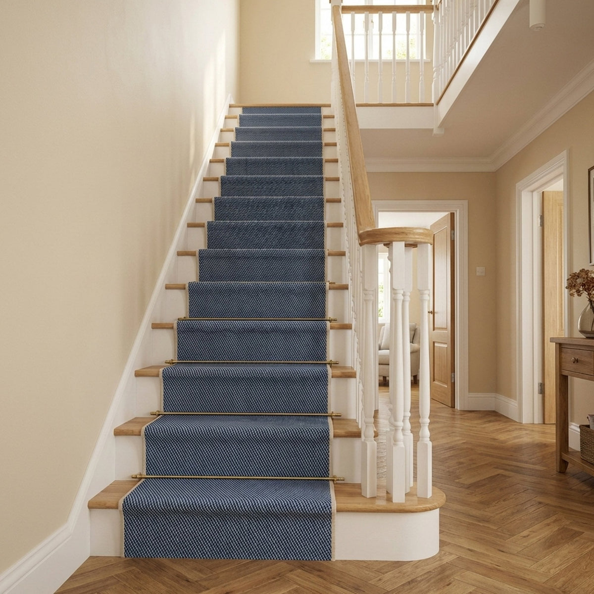 Coastal Blue A Stair Runner