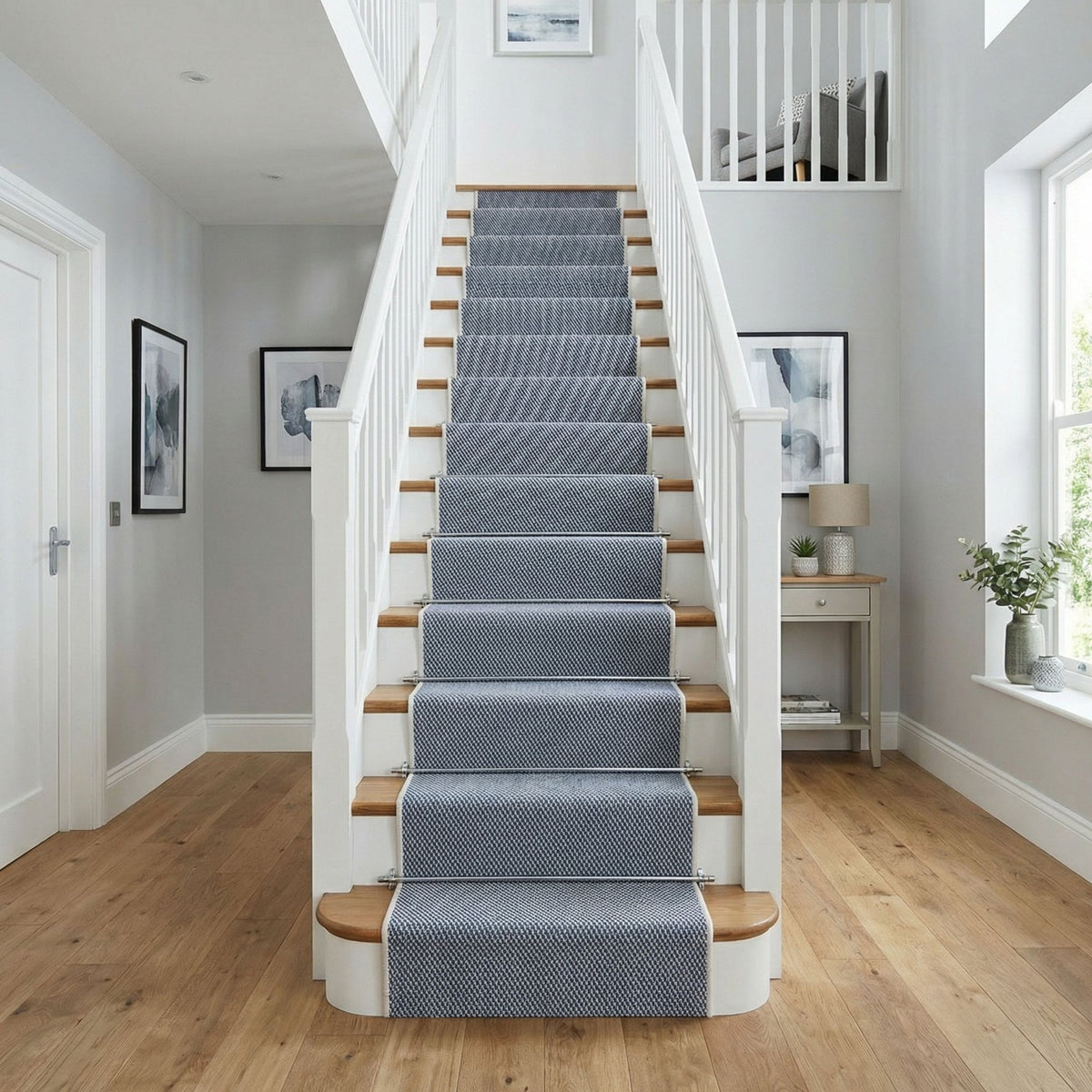 Coastal Blue A Stair Runner