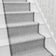 Illusion Grey A Stair Runner - 30cm / 60cm