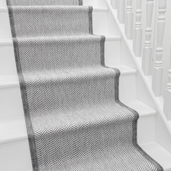 Illusion Grey A Stair Runner