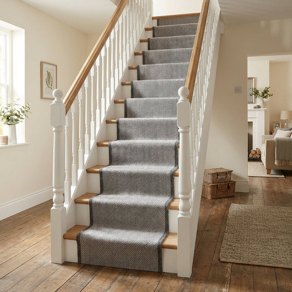 Illusion Grey A Stair Runner