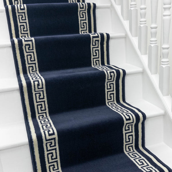 Key Blue Stair Runner