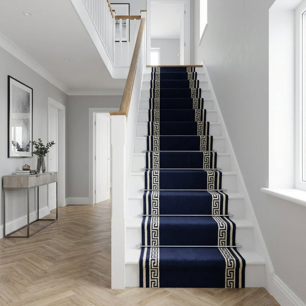 Key Bleu Tapis d’escalier