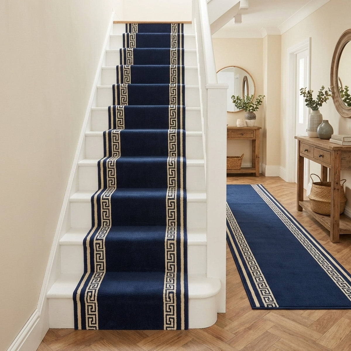 Key Bleu Tapis d’escalier