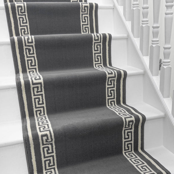Key Gray Stair Runner