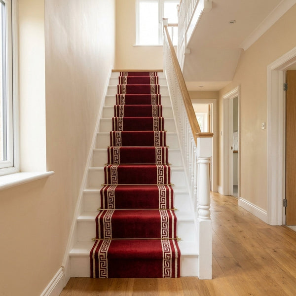 Key Red Stair Runner