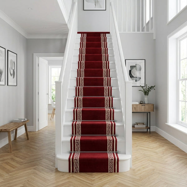 Key Red Stair Runner