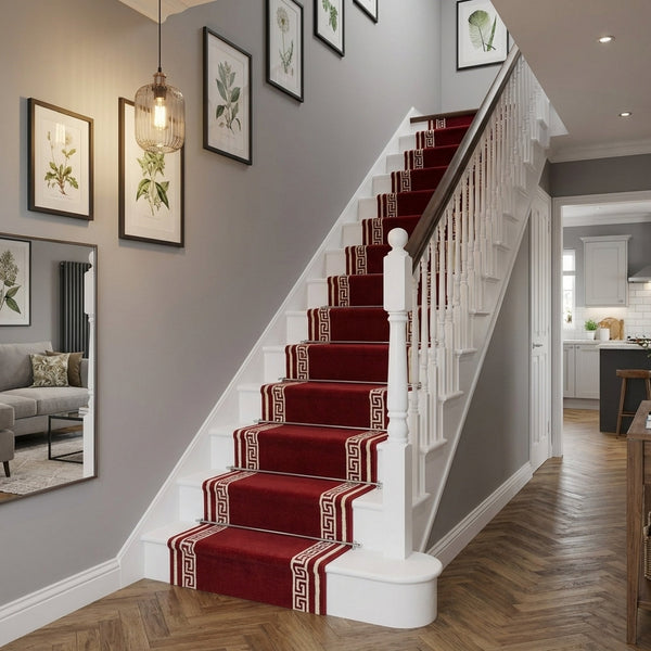 Key Red Stair Runner
