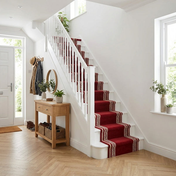 Key Red Stair Runner