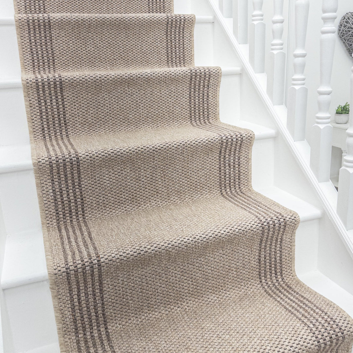 Natura Beige Stair Runner