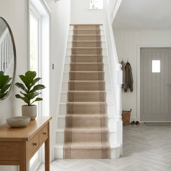 Natura Beige Stair Runner