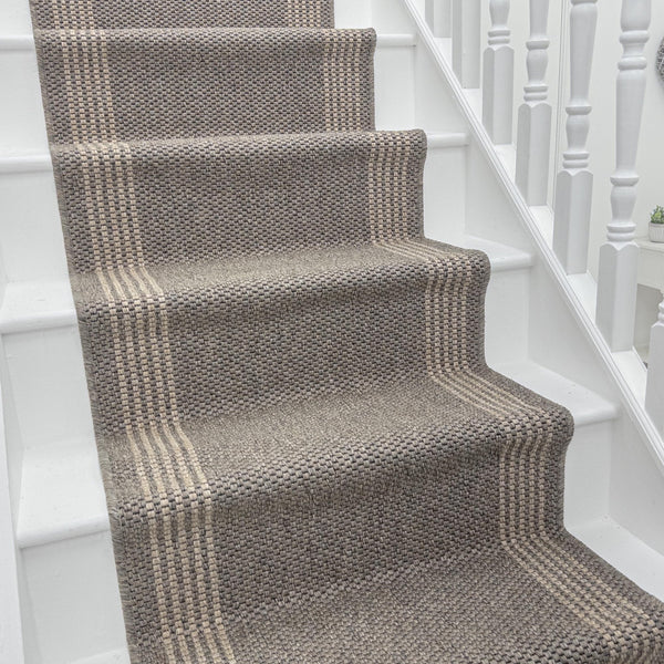Natura Tweed Beige Stair Runner
