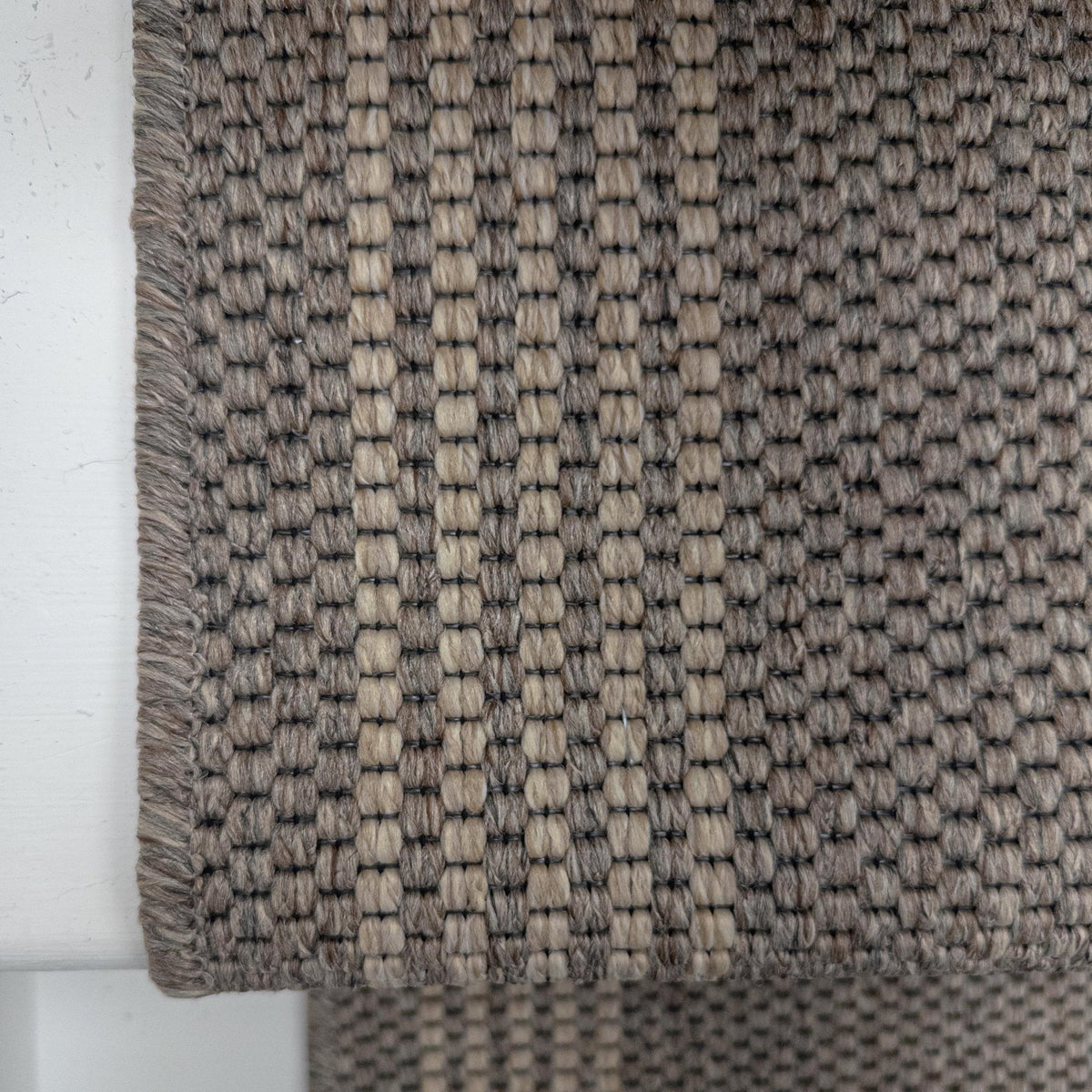 Natura Tweed Beige Stair Runner