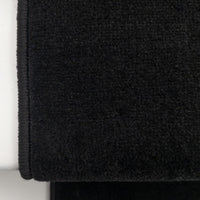 Plain Schwarz Treppenläufer