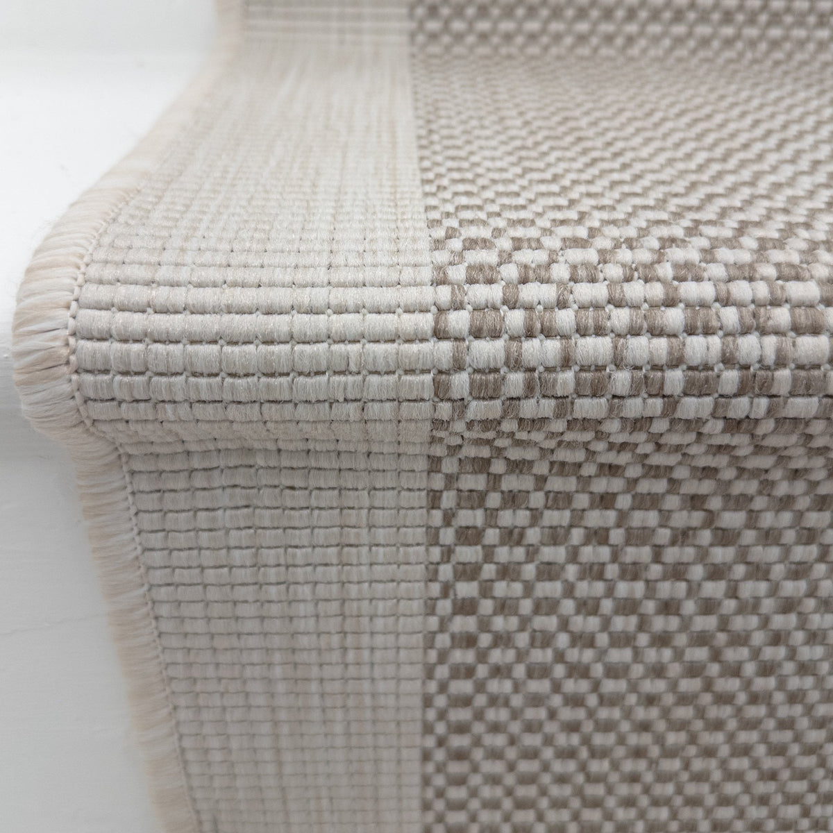 Vichy Beige A Stair Runner