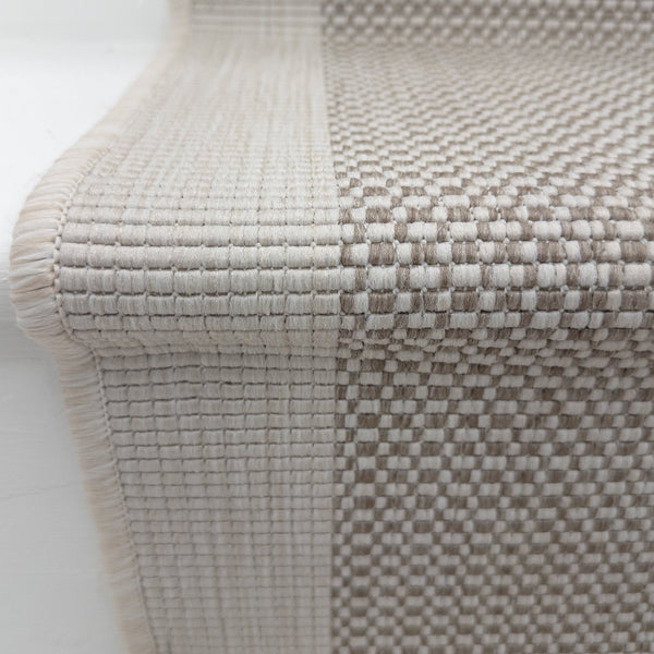 Vichy Beige A Stair Runner