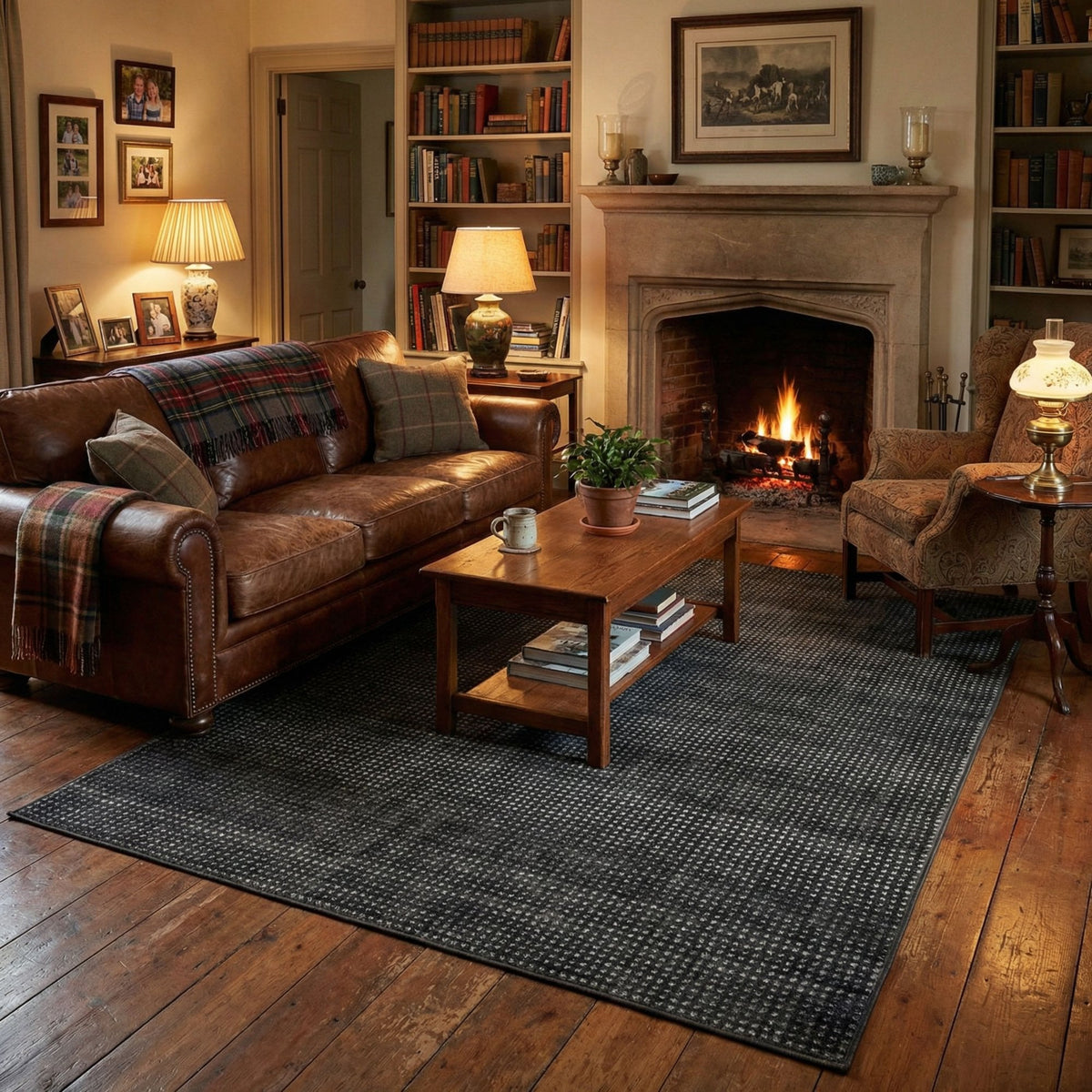 Canyon Gravel Cement Area Rug