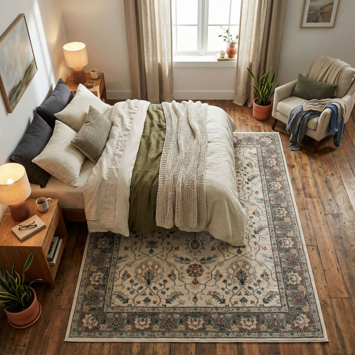 Montville Alabaster Area Rug
