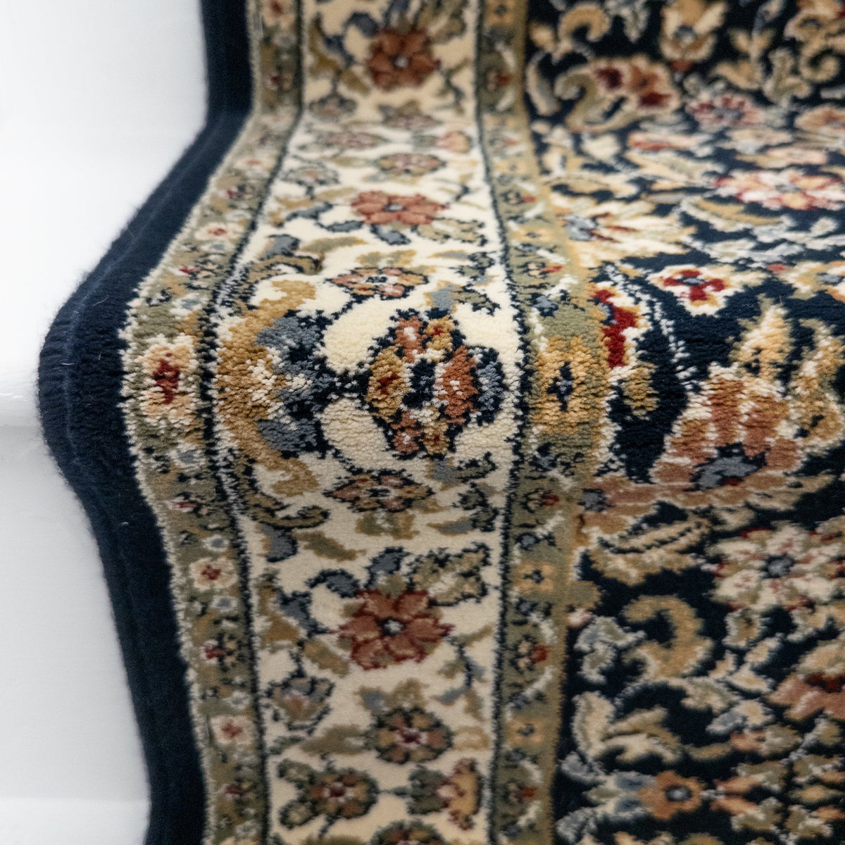 Ancient Garden Blue/Ivory 57078-3434 Stair Runner