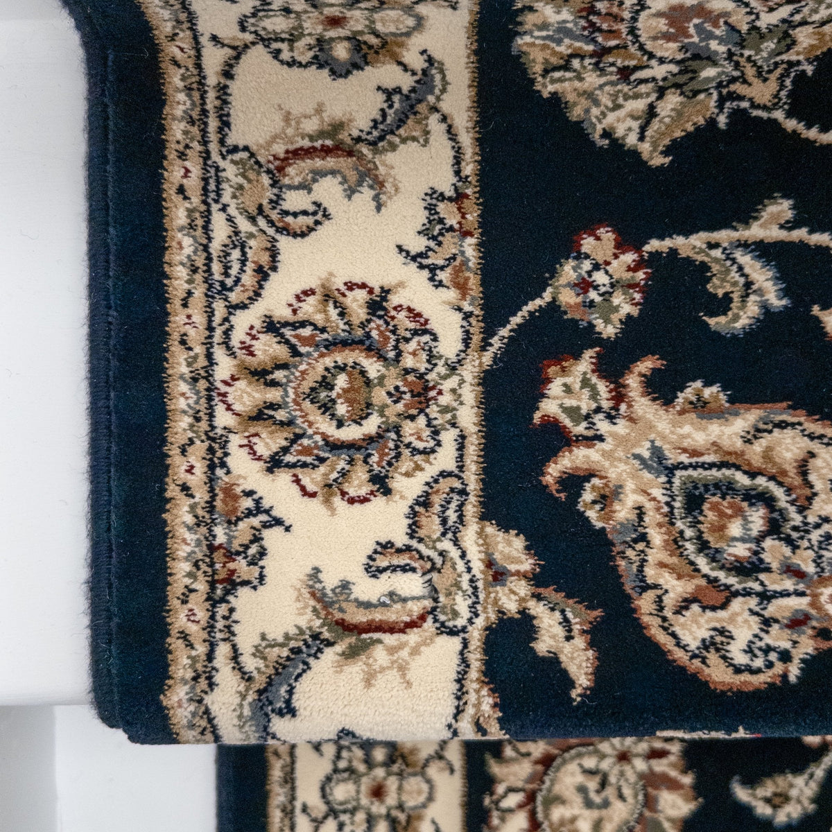 Ancient Garden Blue/Ivory 57365-3464 Stair Runner