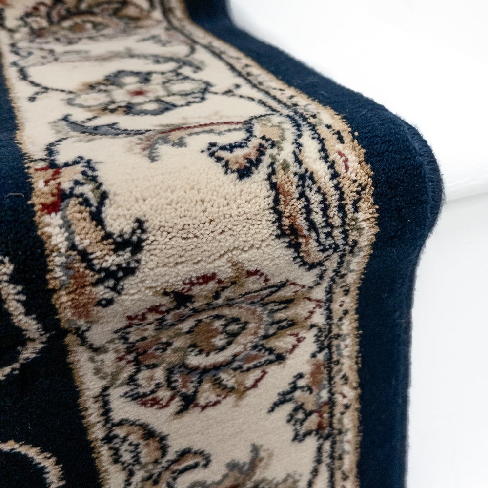 Ancient Garden Blue/Ivory 57365-3464 Stair Runner