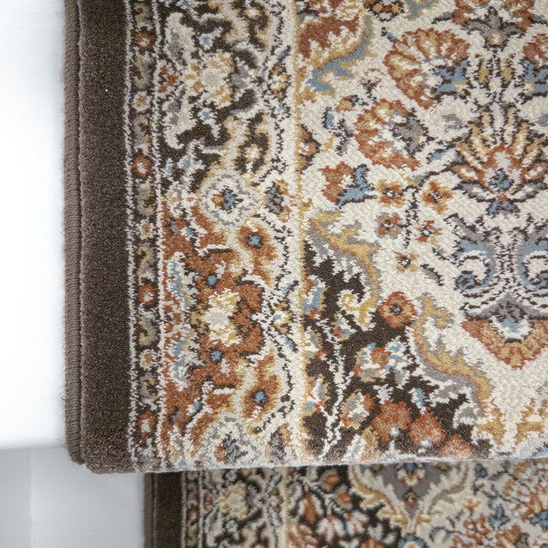 Ancient Garden Brown/Blue 57008-3235 Stair Runner