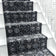 Ancient Garden Charcoal/Silver 57126-3636 Stair Runner - 1ft / 2ft 2in