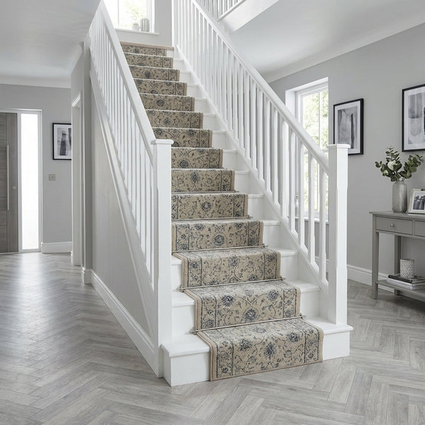 Ancient Garden Cream 57126-6666 Stair Runner